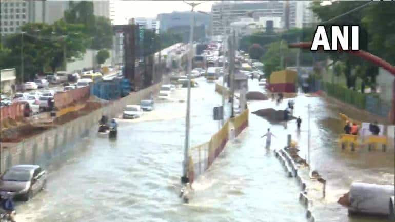 Heavy Rain Leads To Waterlogging In Parts Of Bengaluru