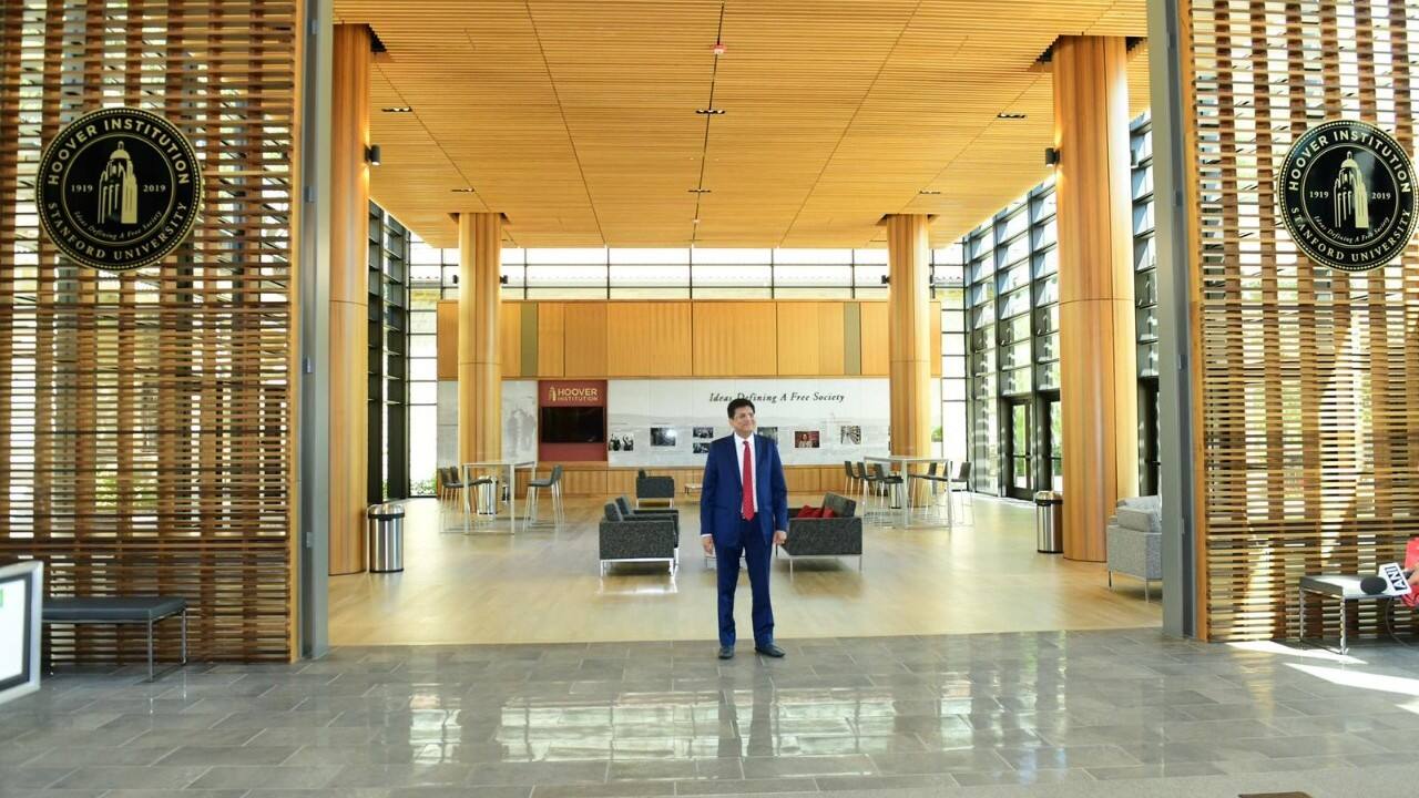 The Union Minister highlighted Prime Minister Narendra Modi’s management skills at Stanford University in California. Goyal also shared how PM experiments with methods of application of innovative methodologies and his keen eye for detail and monitoring. (Image: Twitter @PiyushGoyal) The Union Minister highlighted Prime Minister Narendra Modi’s management skills at Stanford University in California. Goyal also shared how PM experiments with methods of application of innovative methodologies and his keen eye for detail and monitoring. (Image: Twitter @PiyushGoyal)
