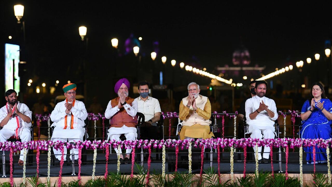 Union Minister of Housing and Urban Affairs Hardeep Singh Puri, Union Minister of Tourism G Kishan Reddy, Union Ministers of State of Culture Arjun Ram Meghwal and Meenakshi Lekhi and Union Minister of State of Housing and Urban Affairs Kaushal Kishore were those present on the occasion. (Source: PIB)