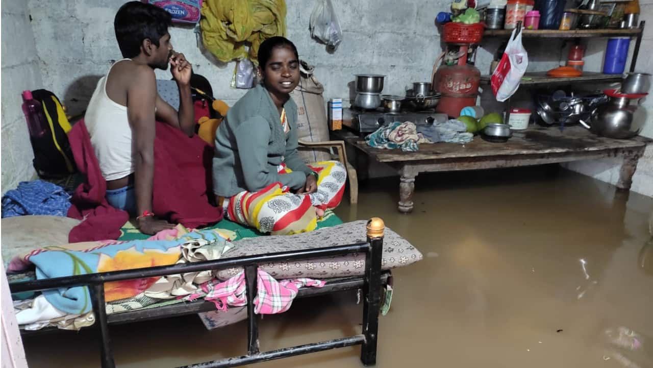 &quot;Last night, Bengaluru rains wreaked havoc in the slums near Munekolalu and Bellandur,&quot; tweeted AICCTU Karnataka (@aicctukar).