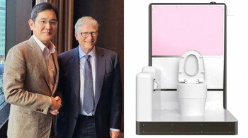 Bill Gates worked with the research and development team from Samsung Electronics to design the waterless toilet. (Image credit: Samsung)