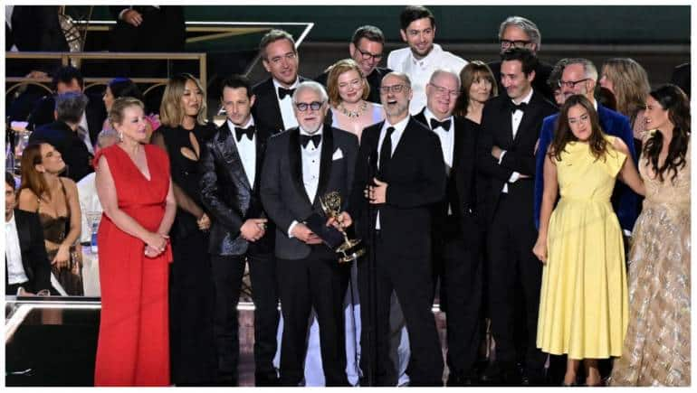 Succession wins Emmy for best drama series