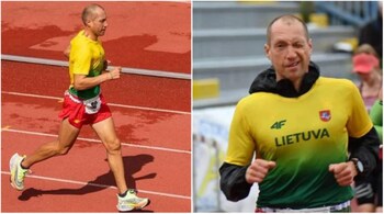 Last year, Aleksandr Sorokin had created a new record by running for 309.399 km in 24 hours. He broke the record on Sunday. (Image credit: @ultrarunner_aleksandr_sorokin/Instagram)