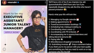 Miss Malini's job advert puts spotlight back on 'exploitative bosses' and a 'pittance' as salary
