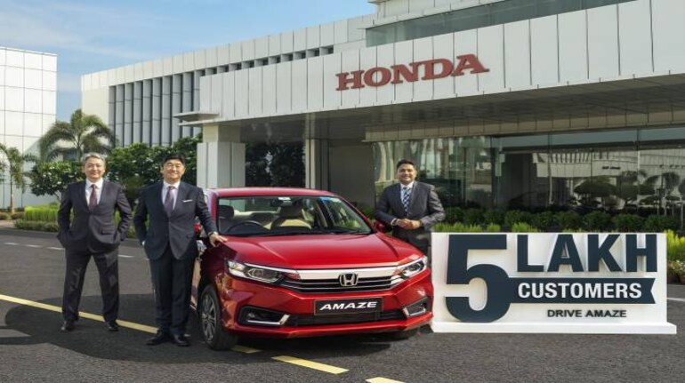 Honda Amaze hits 5 lakh sales milestone