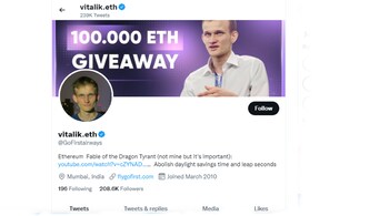 A screengrab of Go First Airway's official Twitter account that has been attacked
