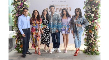 Apoorva Mehta, Neelam Kothari, Bhavana Panday, Karan Johar, Maheep Kapoor and Seema Sajdeh.