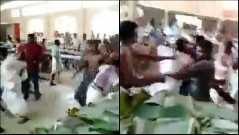 Watch: Punches thrown at Kerala wedding after groom's friends denied 'papad'