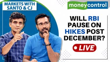 Stock Market Live: Why RBI may look at pausing on rate hikes post December? | Markets with Santo & CJ
