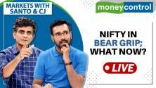 Stock Market Live: Nifty plunges below 17,500. What's next for market? | Markets with Santo & CJ