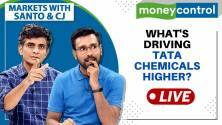 Stock Market Live: What's driving investors towards Tata chemicals | Markets with Santo & CJ