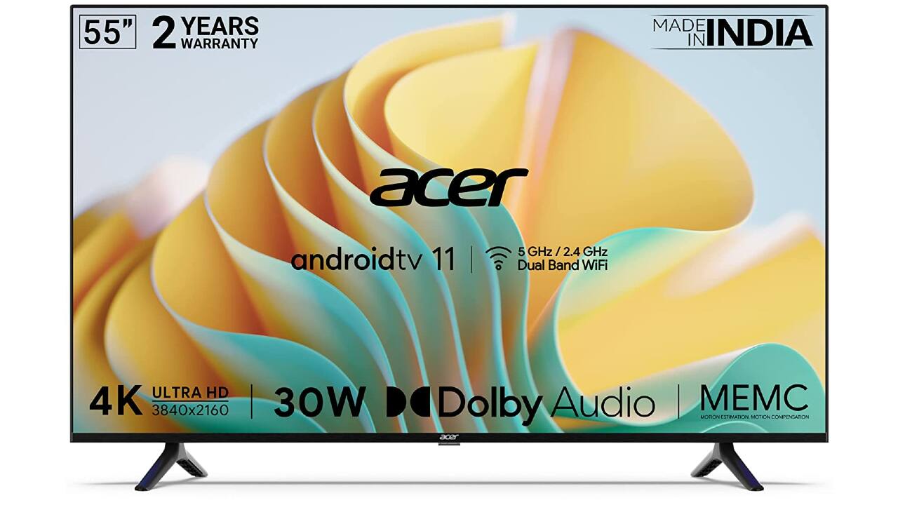 Best 4K Smart TVs under Rs 30,000 – Amazon | The 55-inch Acer I Series 4K UHD TV is one of the most affordable 55-inch TVs in the segment and comes with a ton of features for Rs 28,999. The OnePlus Y Series 4K UHD Smart TV is available for Rs 30,000 for the 50-inch screen size. LG is also offering a 43-inch 4K UHD LED TV in India at a discounted price of Rs 28,980. 