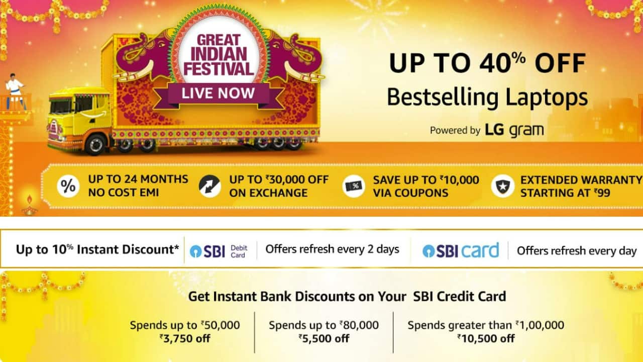 Amazon Great Indian Festival | Checkout the best deals on gaming laptops