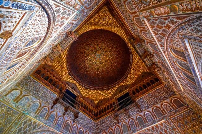 Inside the Royal Alcázar of Seville, Spain. (Photo: Tom Podmore via Unsplash)