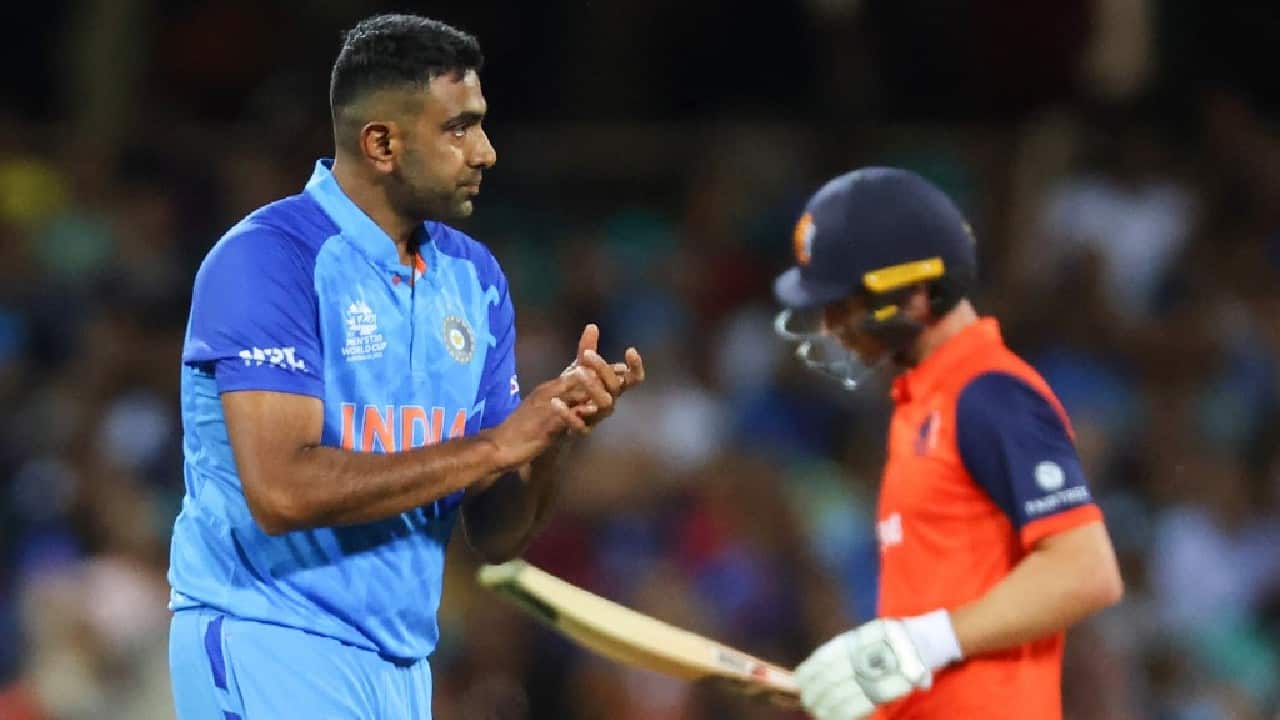 Runs were hard to come by and the Netherlands crawled to just 51-3 off 10 overs. The spin of Ravi Ashwin caused all sorts of problems and he removed Ackermann (17) and Tom Cooper (9) in the same over as they went for big hits, with the Netherlands' tail hardly wagging as they were easily beaten. (Source: AFP)