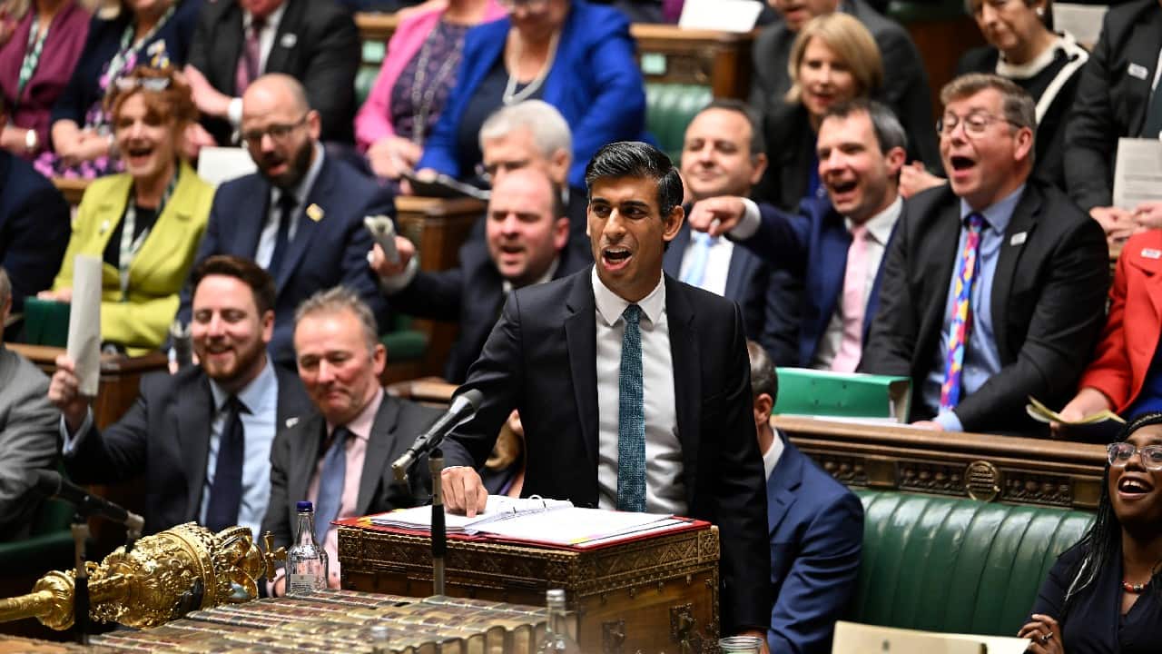 “We will have to take difficult decisions to restore economic stability and confidence,” Sunak told the House of Commons. “We will do this in a fair way.&quot; “I will always protect the most vulnerable. We did it in COVID and we will do it again,” he said. (Image: AP)