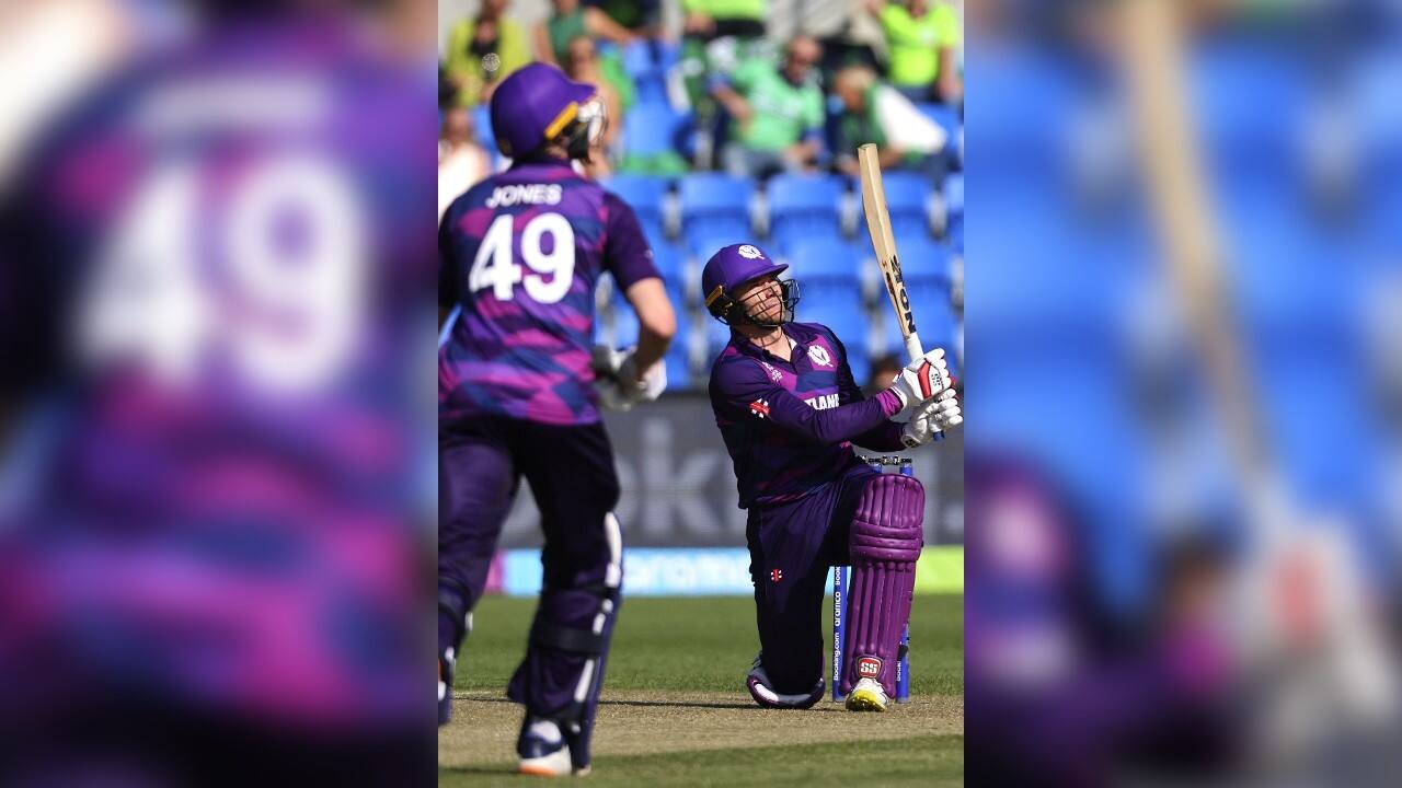 Jones played beautifully and brought up his maiden T20 half-century off 38 balls with a single, ably supported by Berrington (37) then Michael Leask (17) before eventually falling in the penultimate over. (Source: AFP)