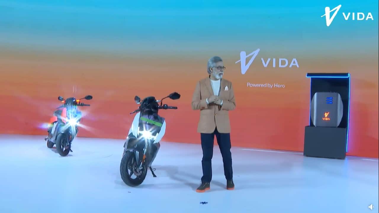 Hero Vida has launched the Vida Platform, which comes with Vida services for consumers and also helps in finding the Vida Charging network. (Image: Vida Dot World video grab)
