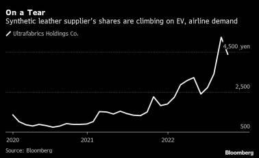On a Tear | Synthetic leather supplier's shares are climbing on EV, airline demand