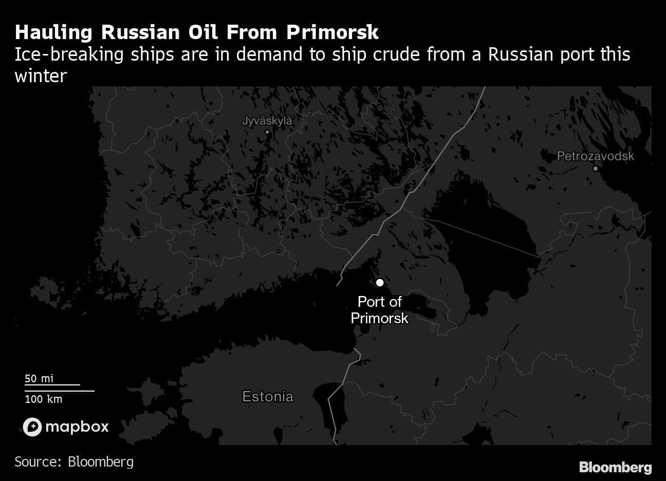 Hauling Russian Oil From Primorsk | Ice-breaking ships are in demand to ship crude from a Russian port this winter