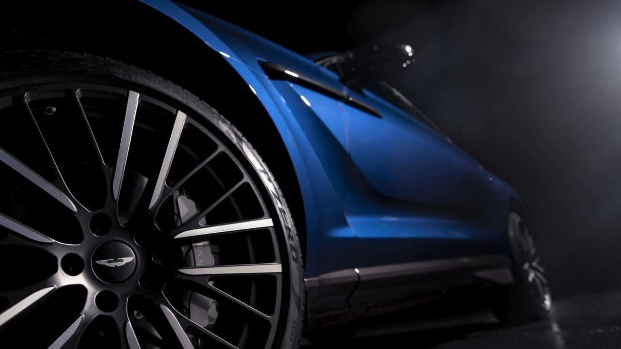 The wheels come in standard 22-inch size and offer a choice between Sport and Ribbon designs. One can also choose a 23-inch alloy set that Aston Martin says helps with improved driving dynamics and better lap times. Moving on to the rear, there are more changes, most notably a larger diameter quad-exhaust system set up in a refreshed bumper. (Image: Aston Martin)