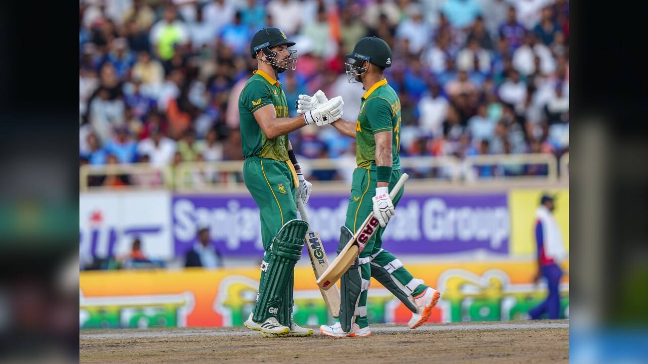 Markram then put on 129 runs with Hendricks for the third wicket to rescue South Africa’s innings. (Image: AP)