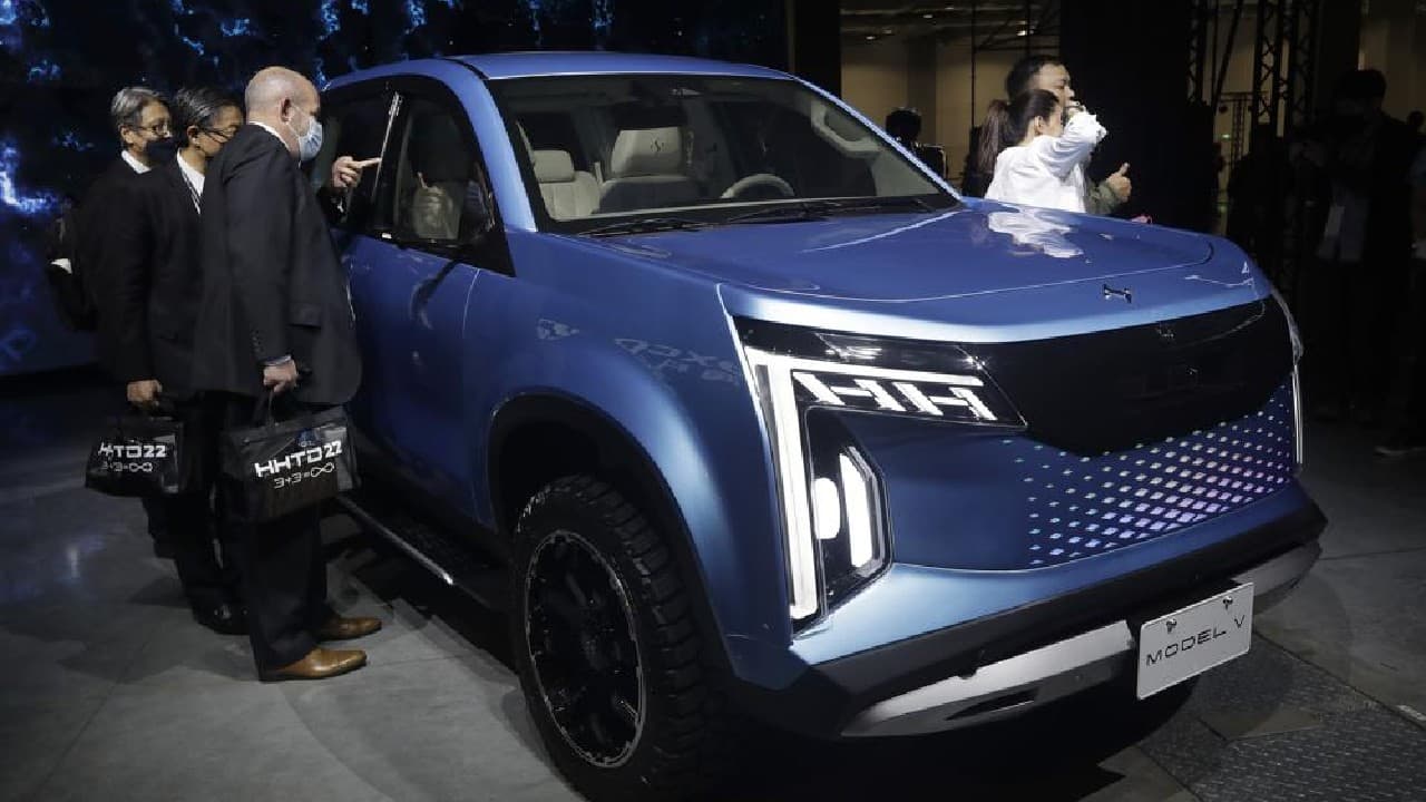 In Pics Foxconn unveils electric car models for Taiwan motor brand Yulon