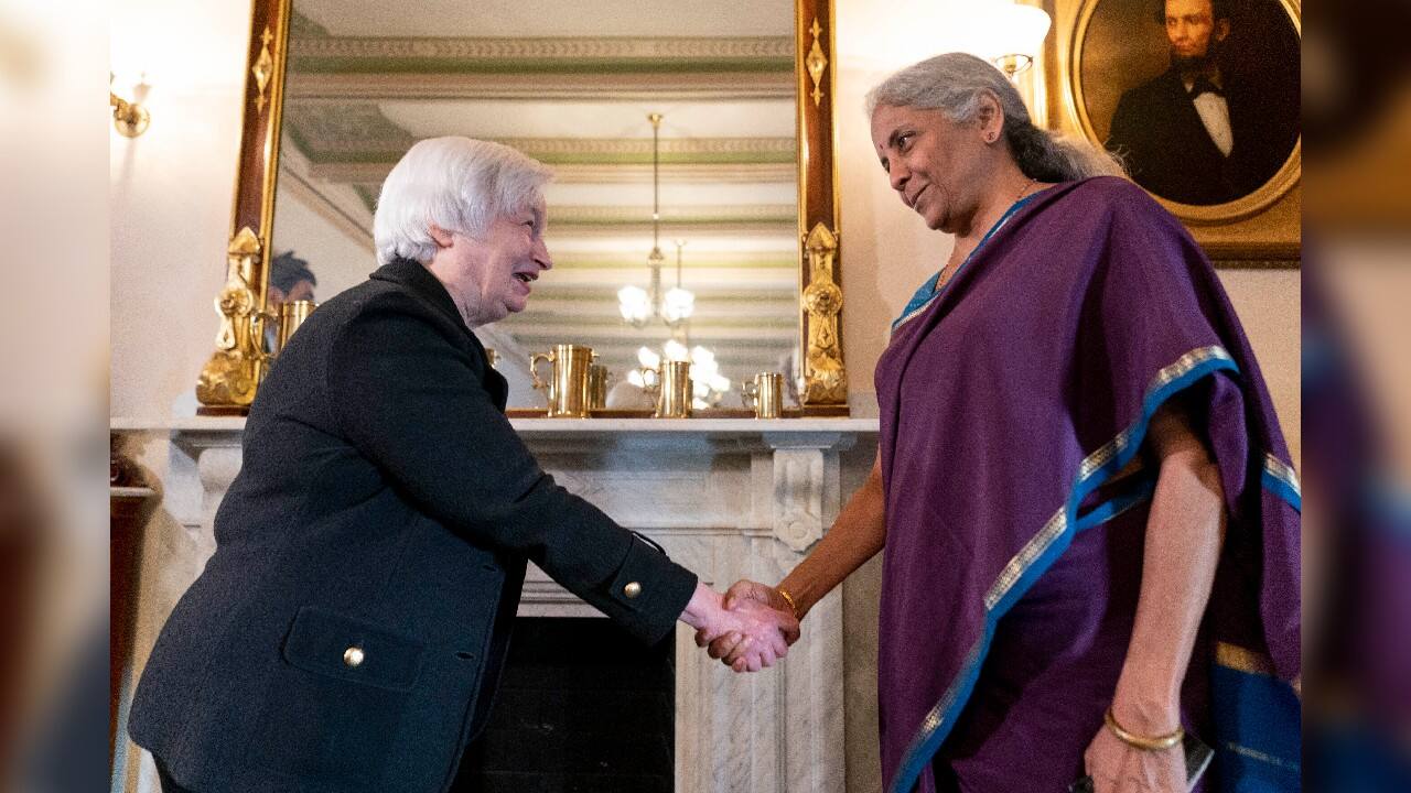 Nirmala Sithraman meets US Treasury Secretary Janet Yellen, invites her ...