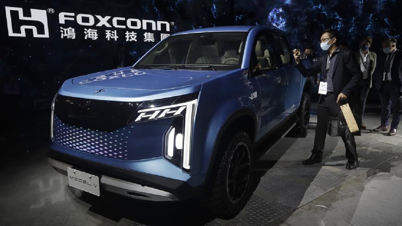 In Pics Foxconn unveils electric car models for Taiwan motor brand Yulon