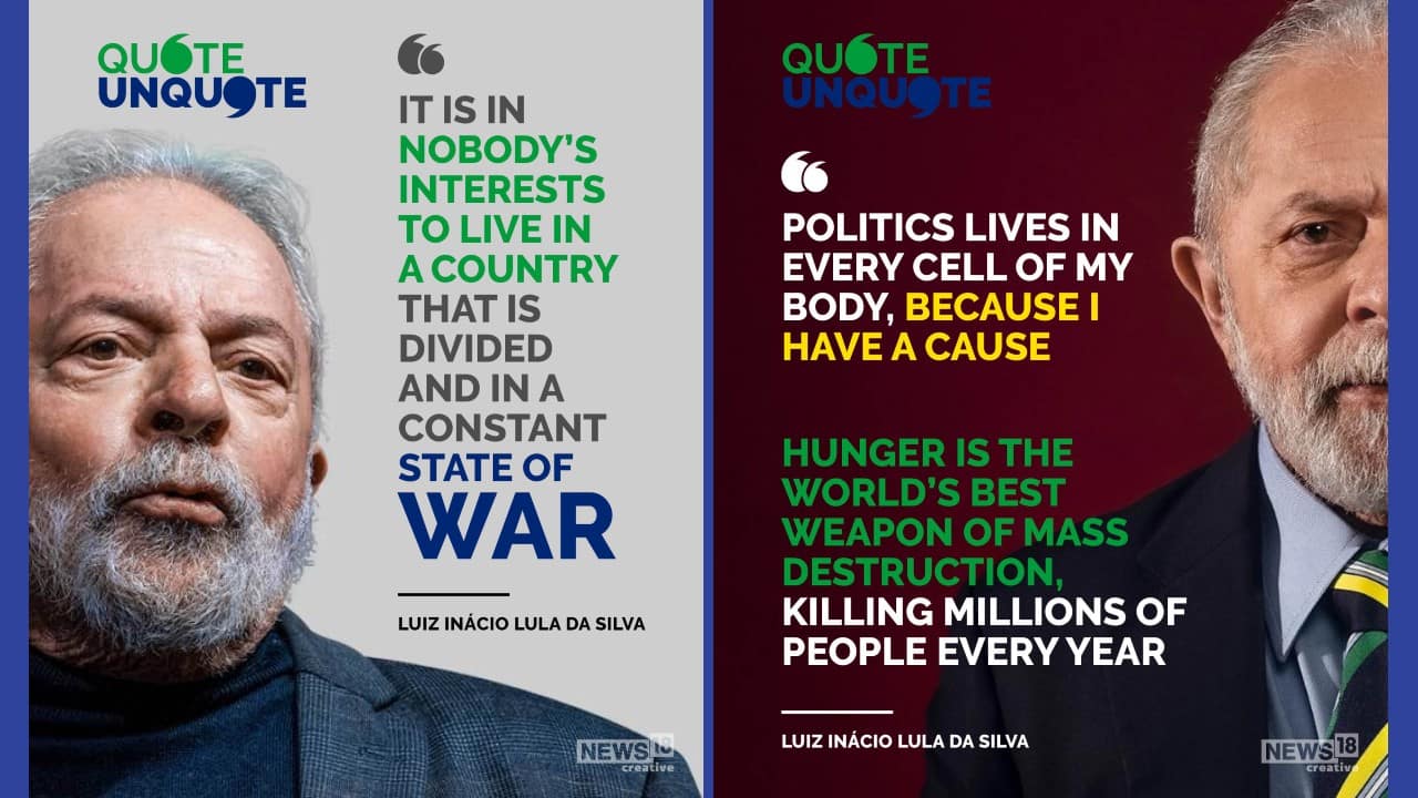 “It is in nobody’s interests to live in a country that is divided and in a constant state of war,” Luiz Inacio Lula da Silva said. (Image: News18 Creative)