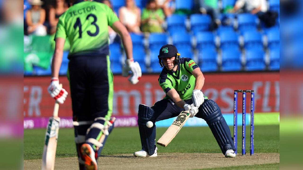 Lorcan Tucker (20) and Harry Tector (14) put on 28 before both departed within six balls as they crumbled to 65-4 after 10 overs and it looked all but over. (Source: AFP)