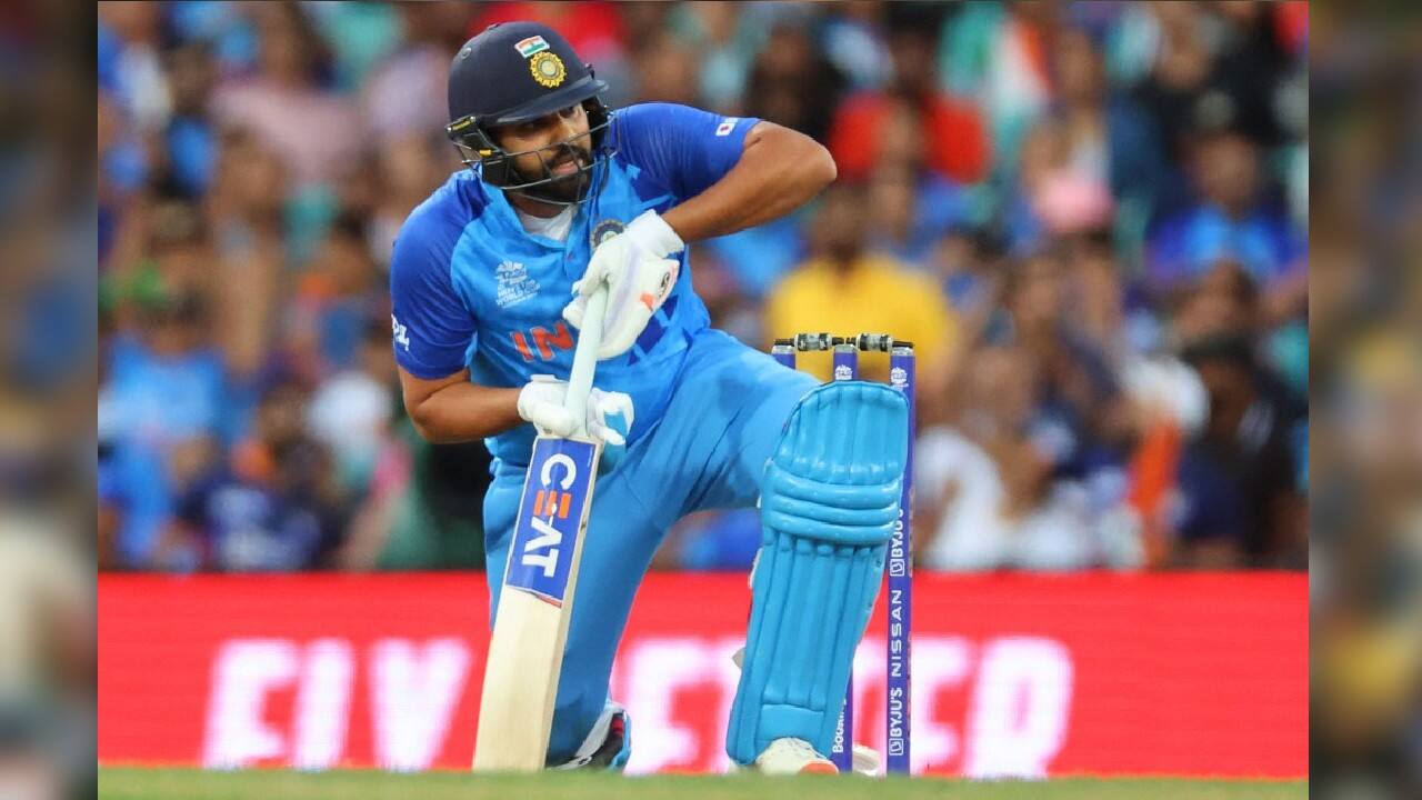 Rohit was in good touch and brought up his 29th T20 half-century in his 144th game, cracking four sixes along the way, before he was out looking for another, taken by Colin Ackermann near the ropes off Fred Klaassen. (Source: AFP)