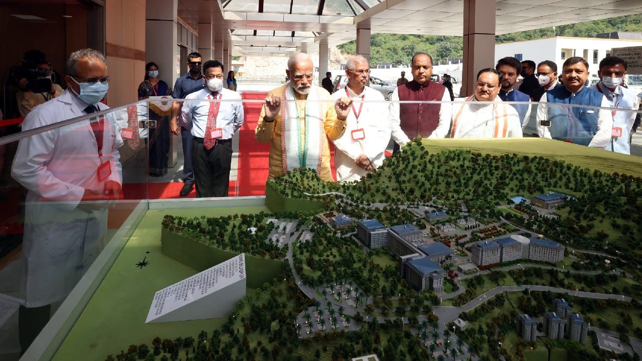 In Pics: PM Modi Inaugurated AIIMS Bilaspur, Attended Kullu Dussehra