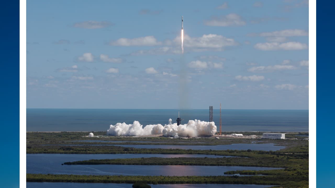 Their SpaceX flight was delayed by Hurricane Ian, which devastated parts of the state last week. The weather was ideal as the Falcon rocket blasted into a brilliant noontime sky. “I hope with this launch we will brighten up the skies over Florida a little bit for everyone,” Wakata said before the flight. (Image: AP)