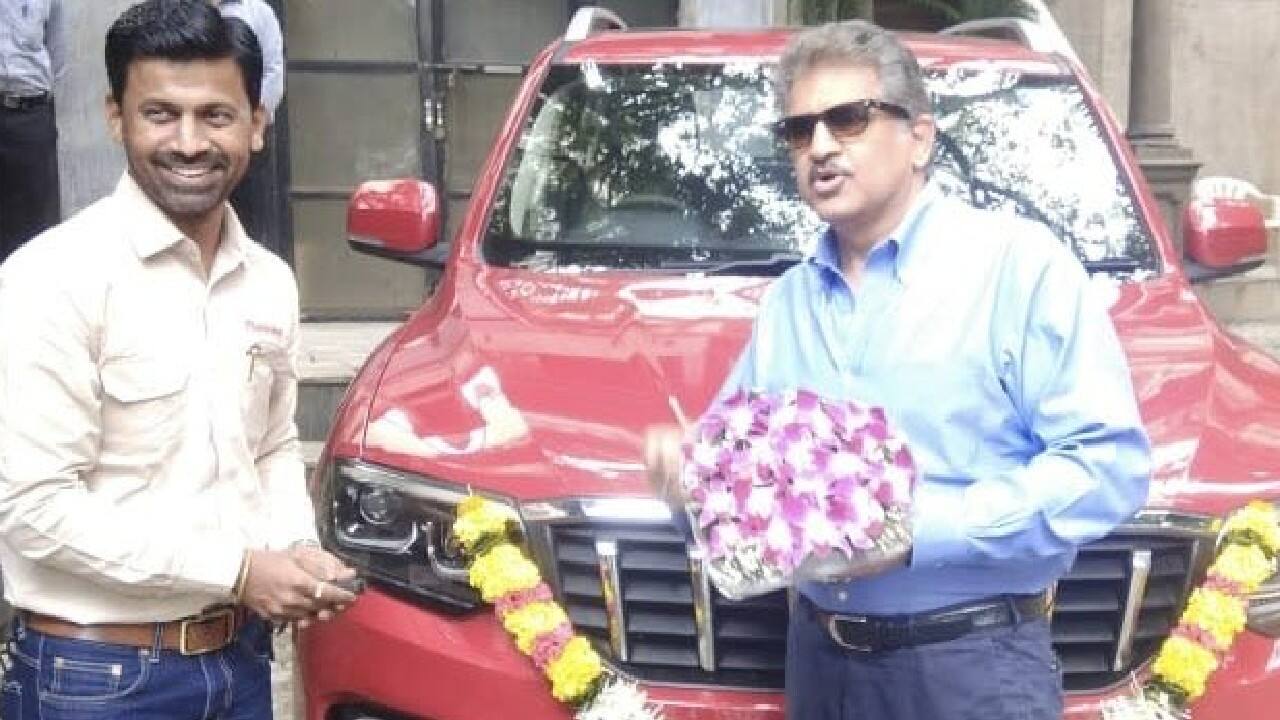Anand Mahindra names his Scorpio-N 'Lal Bheem' after sharing Twitter poll verdict