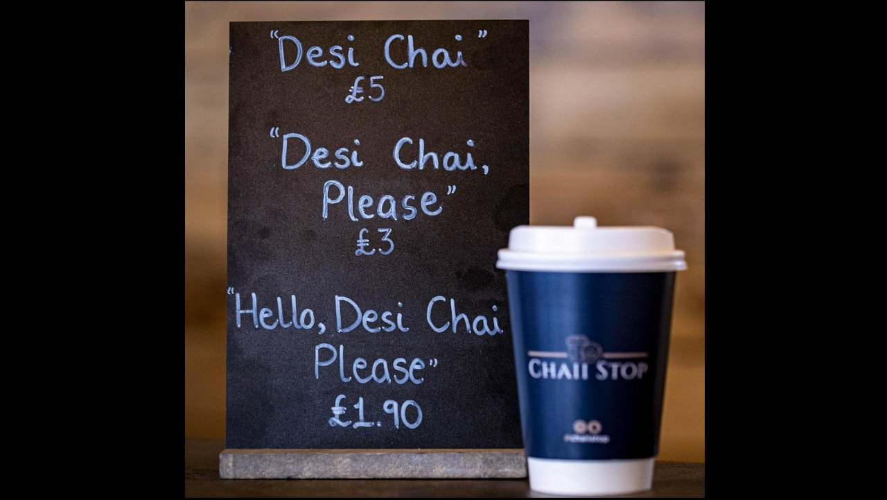 This chai shop charges double if customers fail politeness test
