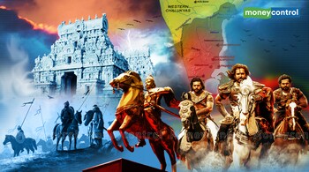 Ponni is the Tamil name for Kaveri and Selvan means son or wealthy man. Ponniyin Selvan is, therefore, Kaveri's son or a man whose wealth comes from the Kaveri river. (Illustration by Suneesh K.)