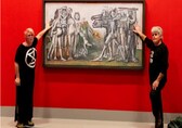 Climate activists glue hands to cover of Picasso painting in Australian art gallery