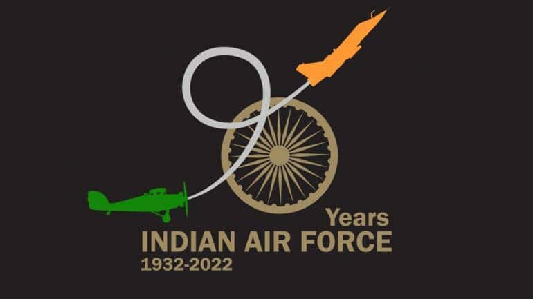 Indian Air Force 90 years celebration logo official twitter
