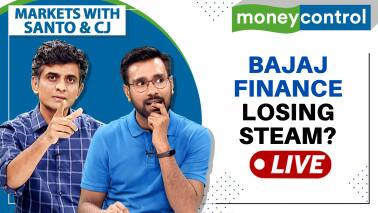 Stock Market Live: Is Bajaj Finance's stock losing colour during festivities? | Markets with Santo & CJ
