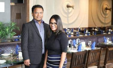Nikita with father and iconic restaurant chain Shiv Sagar owner Narayan Poojari