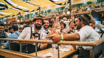 Today the celebration includes free flowing beer, music and food. But the original Oktoberfest party was a little different, as it had a wedding and a horse race. (Photo courtesy Sebastian Lehner)