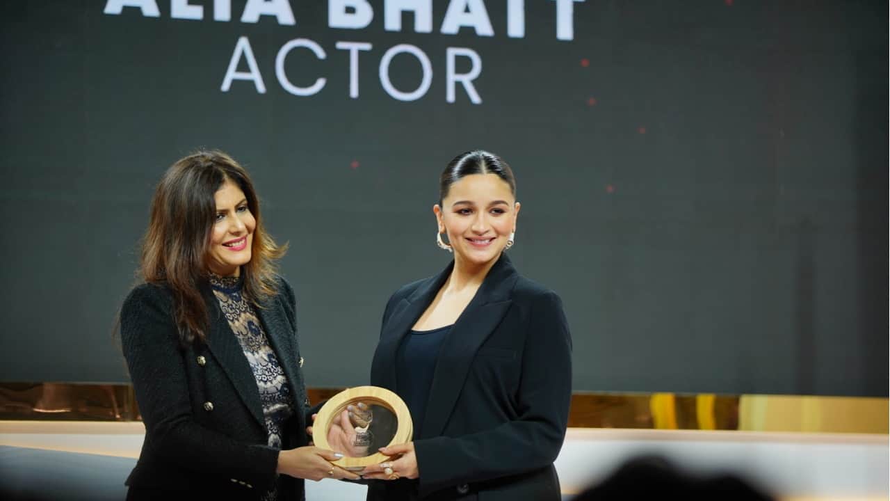 Alia Bhatt won the Forbes India Tycoons of Tomorrow 2022 award which was presented by NEOM and powered by Reliance Industries. The actress during the event shared her entrepreneurial journey and gave insights on her stint as a producer. The star's first film as a producer was the recently released Darlings on Netflix. Image: Forbes 