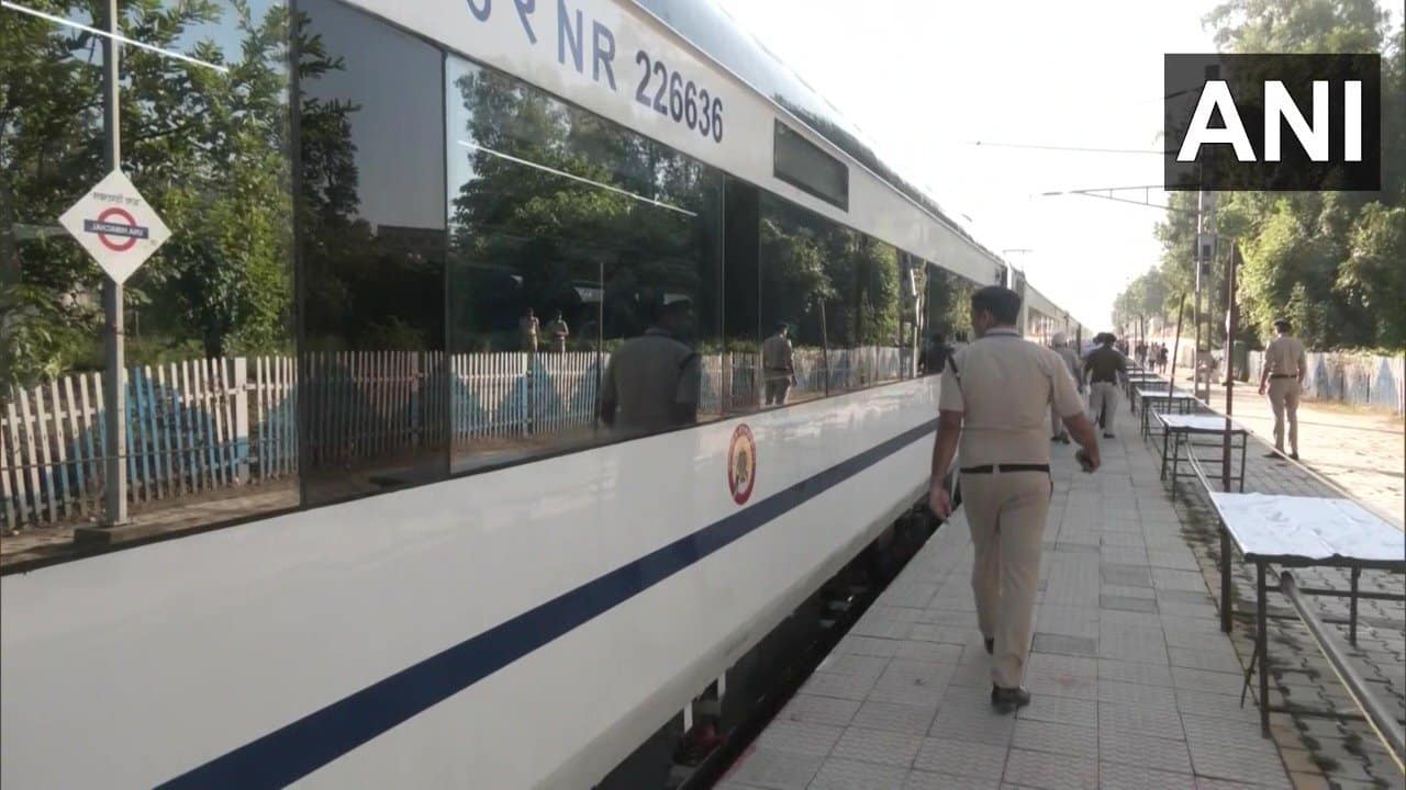 The train will run six days a week except on Wednesdays, with stops at Ambala, Chandigarh, Anandpur Sahib, and Una. It accelerates to 100 km per hour in just 52 seconds. The train will run six days a week except on Wednesdays, with stops at Ambala, Chandigarh, Anandpur Sahib, and Una. It accelerates to 100 km per hour in just 52 seconds.