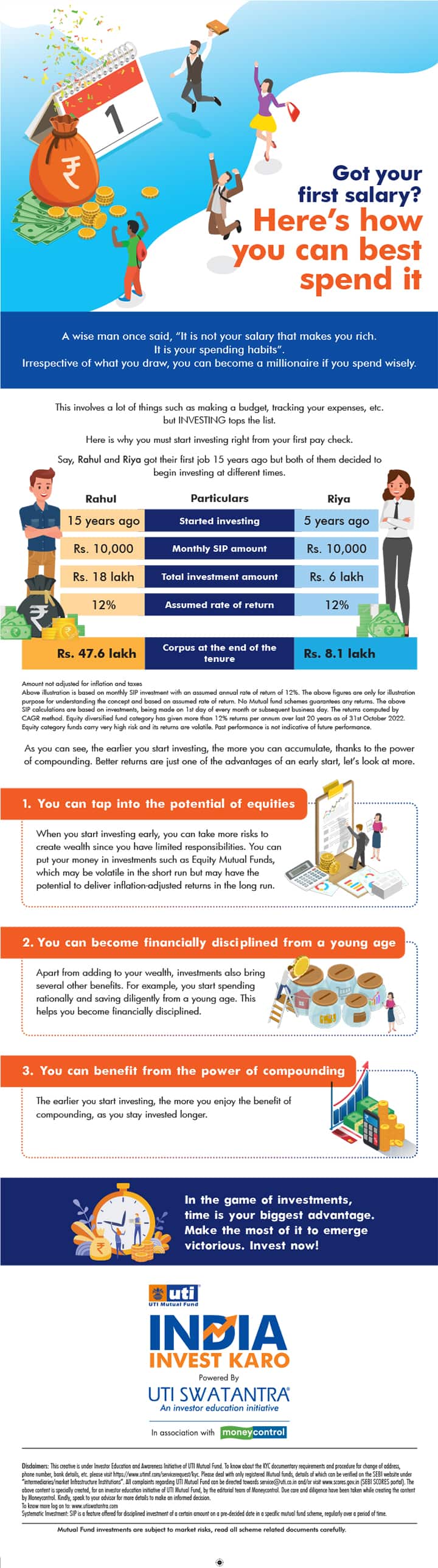 Young professionals must start investing early. Here's why