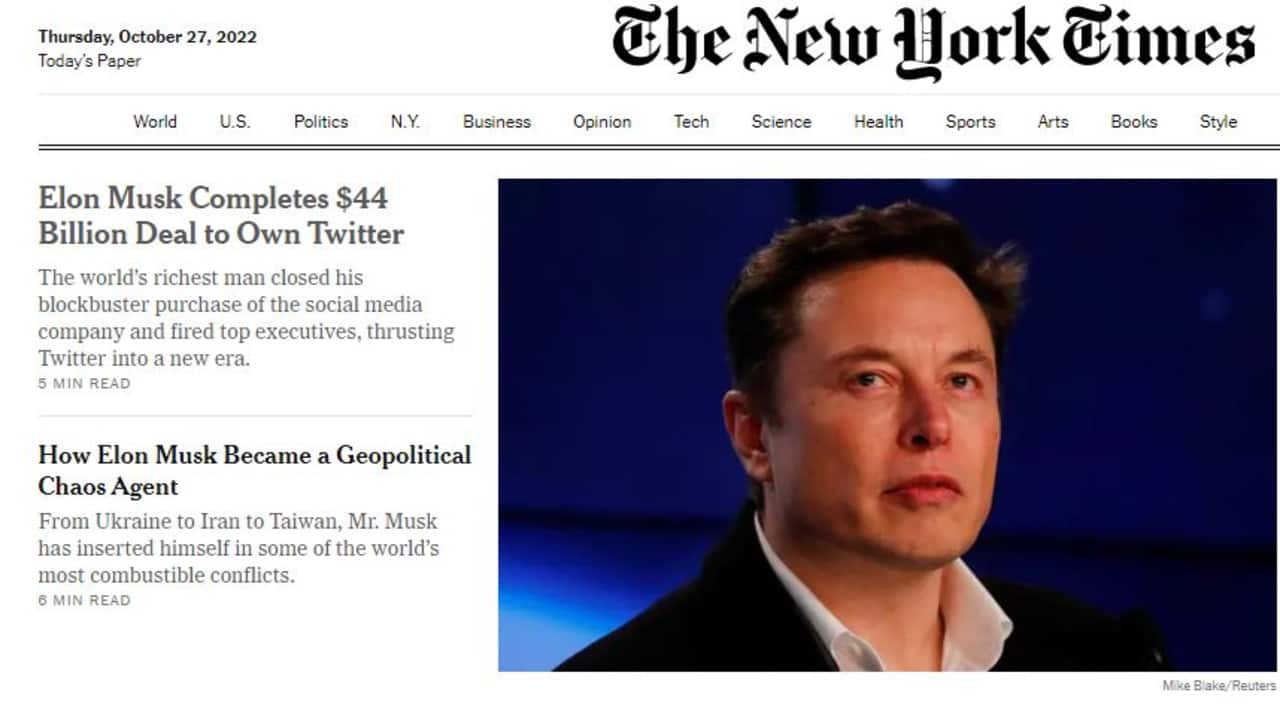 ‘chief Twit’ Elon Musk Dominates Headlines A Look At The Coverage