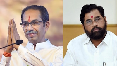 Uddhav Thackeray and Eknath Shinde. 