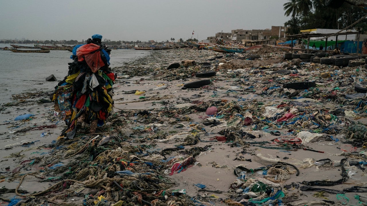 So, as world leaders gather this week in Sharm el-Sheikh, Egypt, for the U.N. climate summit known as COP27, Fall hopes his message about plastics resonates. “Leaders of Africa need to wake up and work together to fight against this phenomenon”, he said. (Image: AP)