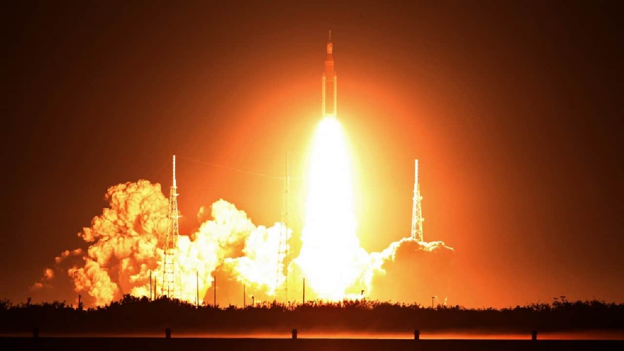 It was third time lucky for NASA after two previous launch attempts were canceled for technical reasons. Launch was also delayed due to weather setbacks, including Hurricane Ian that battered Florida in late September. (Image: AFP) It was third time lucky for NASA after two previous launch attempts were canceled for technical reasons. Launch was also delayed due to weather setbacks, including Hurricane Ian that battered Florida in late September. (Image: AFP)