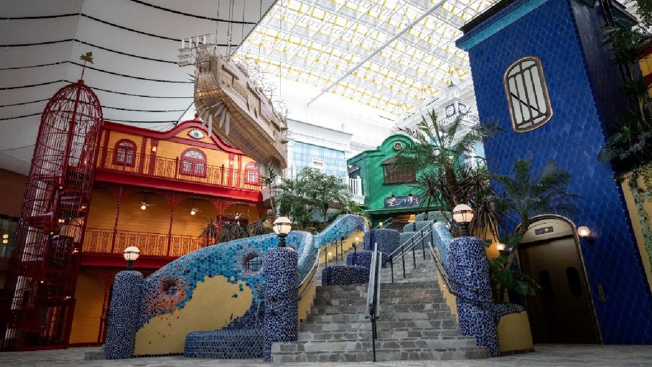 Spread over 7.1 hectares (17.5 acres) of a 194-hectare (480-acre) park in Aichi region where the 2005 International Expo was held, the site features large open-air areas in keeping with the importance of nature in Ghibli films. (Source: AFP)